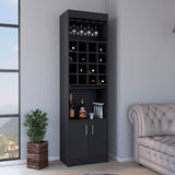 Being Kava Bar Cabinet, Double Door, Two Shelves, Sixteen Built-in Wine Rack