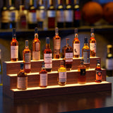 37" LED Lighted Liquor Bottle Display Shelf with Remote