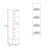 Linen Cabinet - Shaker Style - 71" Tall - Four Adjustable Shelves