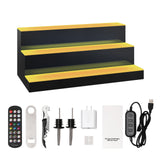 LED Liquor Bottle Display Shelf 24" 3-Step RF & App Control