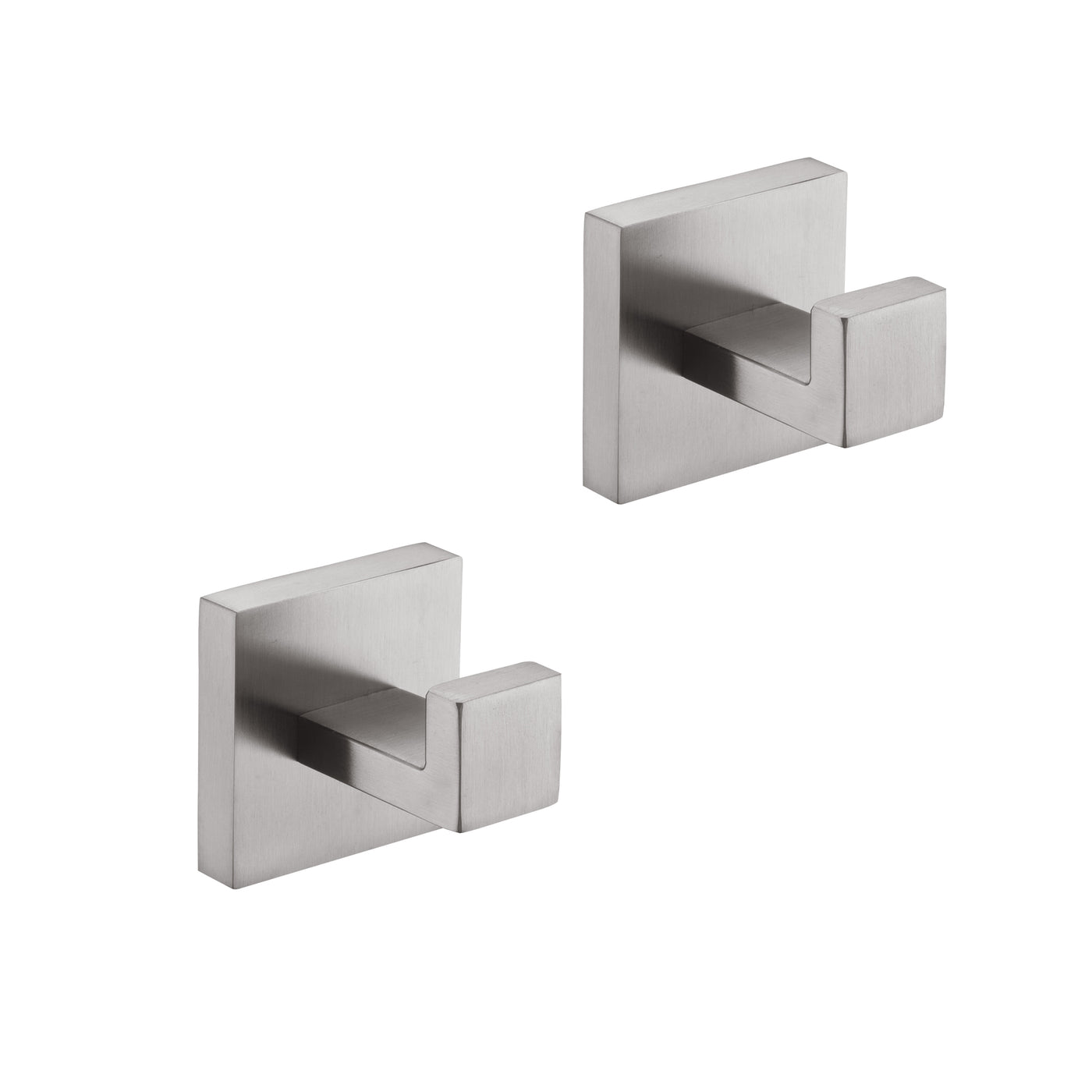 2 Pack Stainless Steel Wall Mount Towel Hooks