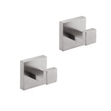 2 Pack Stainless Steel Wall Mount Towel Hooks