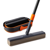 Sponge Mop and Collapsible Bucket Kit - Hands-Free Floor Cleaning