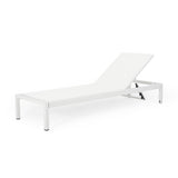 Aluminum Adjustable Chaise Lounge Chair 400lbs Capacity