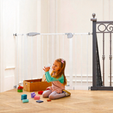 29.5-44.1" Wide Baby Gate for Stairs, Dog Gate Indoor for Doorways