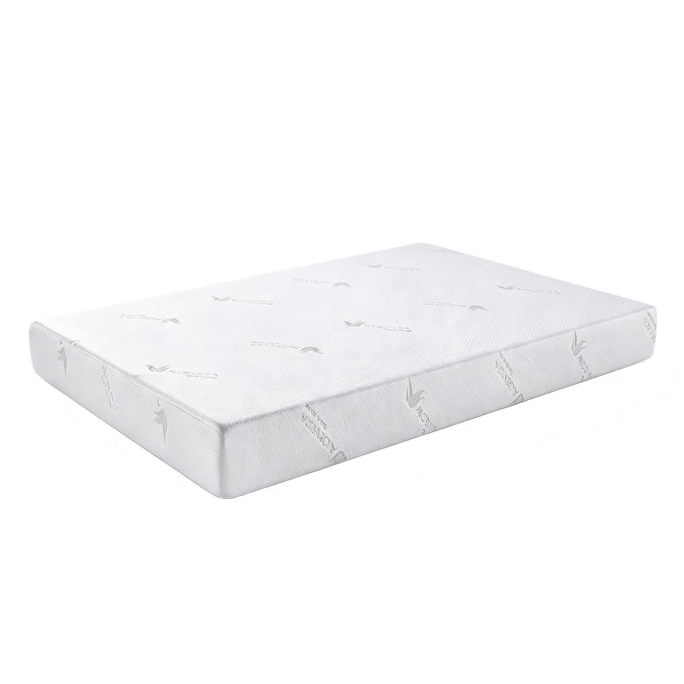 8inch LOVE-Infused Memory Foam Queen Mattress: 3-layer extra firm support, stretch knit cover, roll-compressed in a box. Cooling aloe infusion for comfy, supportive sleep