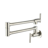 Wall Mount Folding Kitchen Pot Filler Faucet