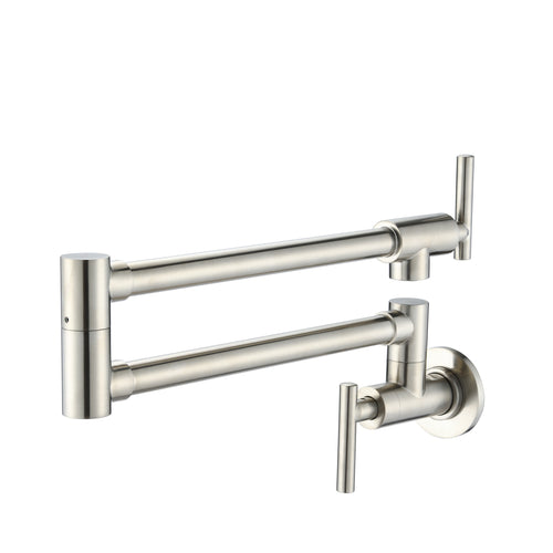 Wall Mount Folding Kitchen Pot Filler Faucet