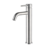 Modern Single Handle Bathroom Sink Faucet Tall