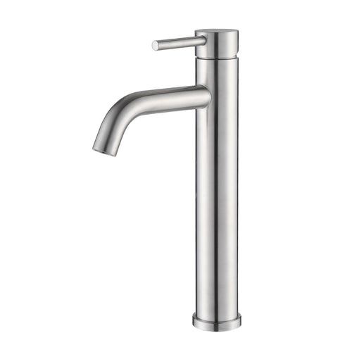 Modern Single Handle Bathroom Sink Faucet Tall