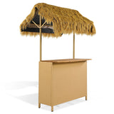 Hawaiian Bar Height Patio Set with Canopy and Stools