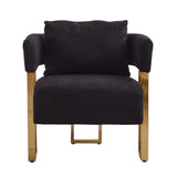 Accent Chair Black/Gold