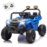 12V 2WD Kids Ride On UTV W/ 2.4G PC,Anti-Collision Bar,High Chassis,Anti-Slip Wh