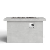 Modern Gray Concrete 24" Propane Outdoor Fire Pit Table