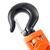 2 Ton Snatch Block with Swivel Hook 3" Sheave 3/8" Wire Rope Wrecker Rollback