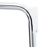 Set of 2 Faux Leather Bar Stool White
