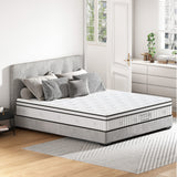 Queen Size 12 Inch Hybrid Mattress Medium Firm Pocketed Innerspring