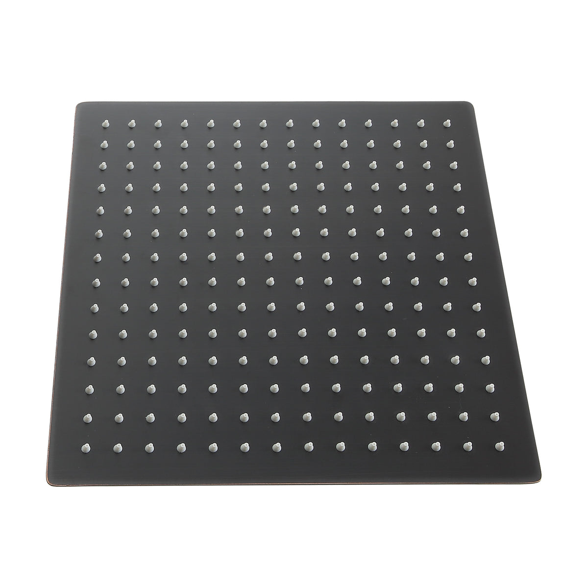 Luxury Rain Fixed Shower Head 12 Inch Square Oil-Rubbed Bronze Stainless Steel