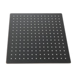 Luxury Rain Fixed Shower Head 12 Inch Square Oil-Rubbed Bronze Stainless Steel