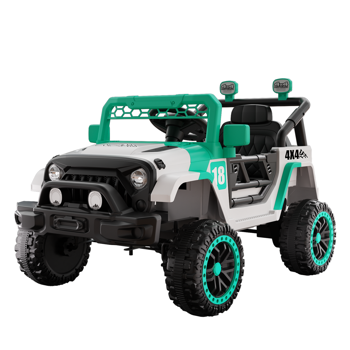 12V Ride on Car with Parent Remote Control, Toddler Electric Car with Spring Sus
