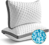 Queen Cooling Gel Memory Foam Pillow Set of 2