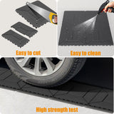 12" Interlocking Deck Floor Tiles Dark Gray Polypropylene Indoor Outdoor