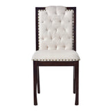 Solid Wood Dining Set Espresso