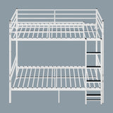 Twin Metal Bunk Bed White