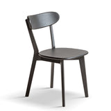 Solid Wood Dining Chair Black