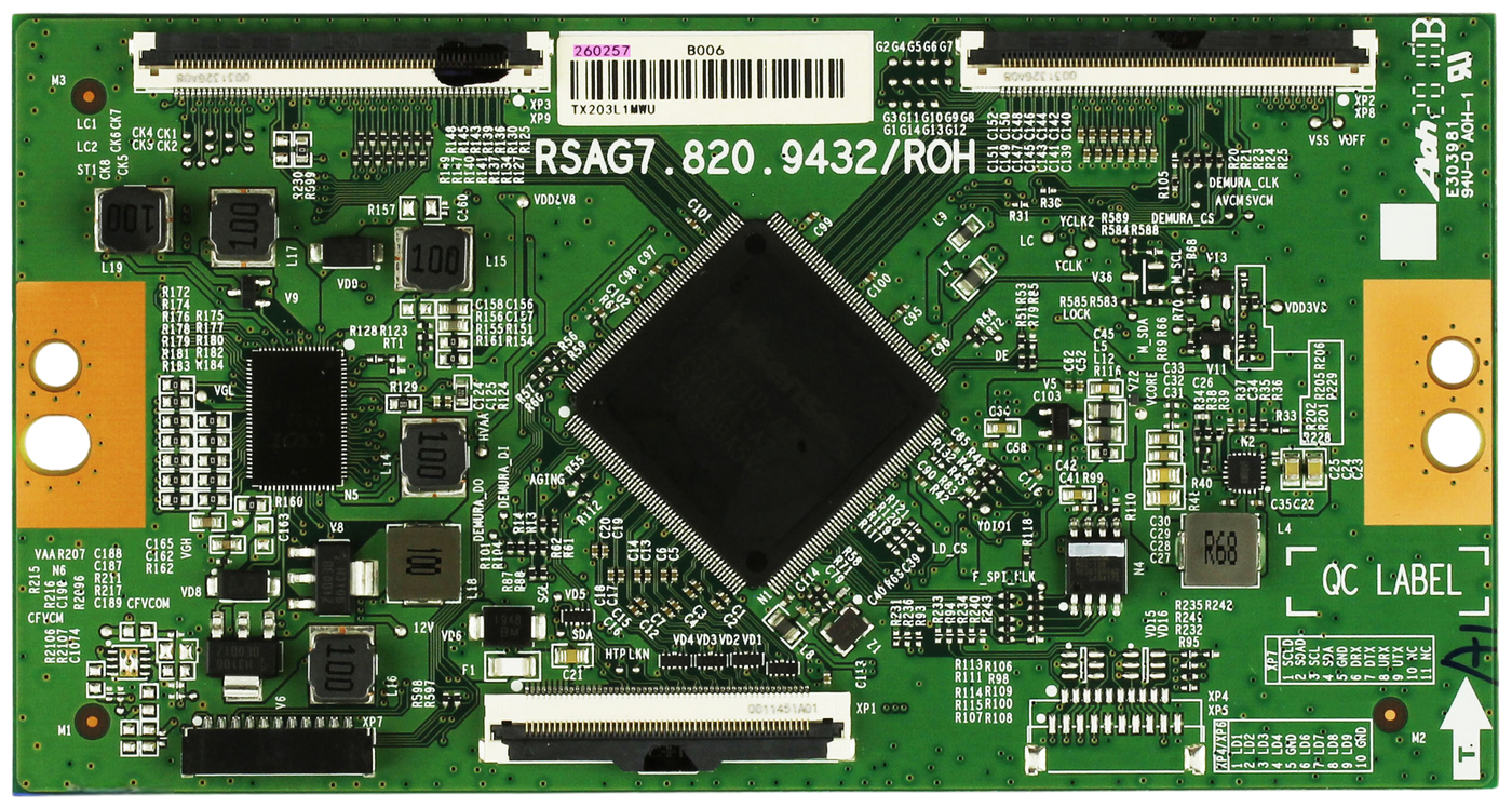 Hisense 260257 T-Con Board (RSAG7.820.9432 ROH) for 55H8G