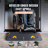 Upgraded Rubber Threshold Ramp, 1.5" Rise Wheelchair Ramp Doorway