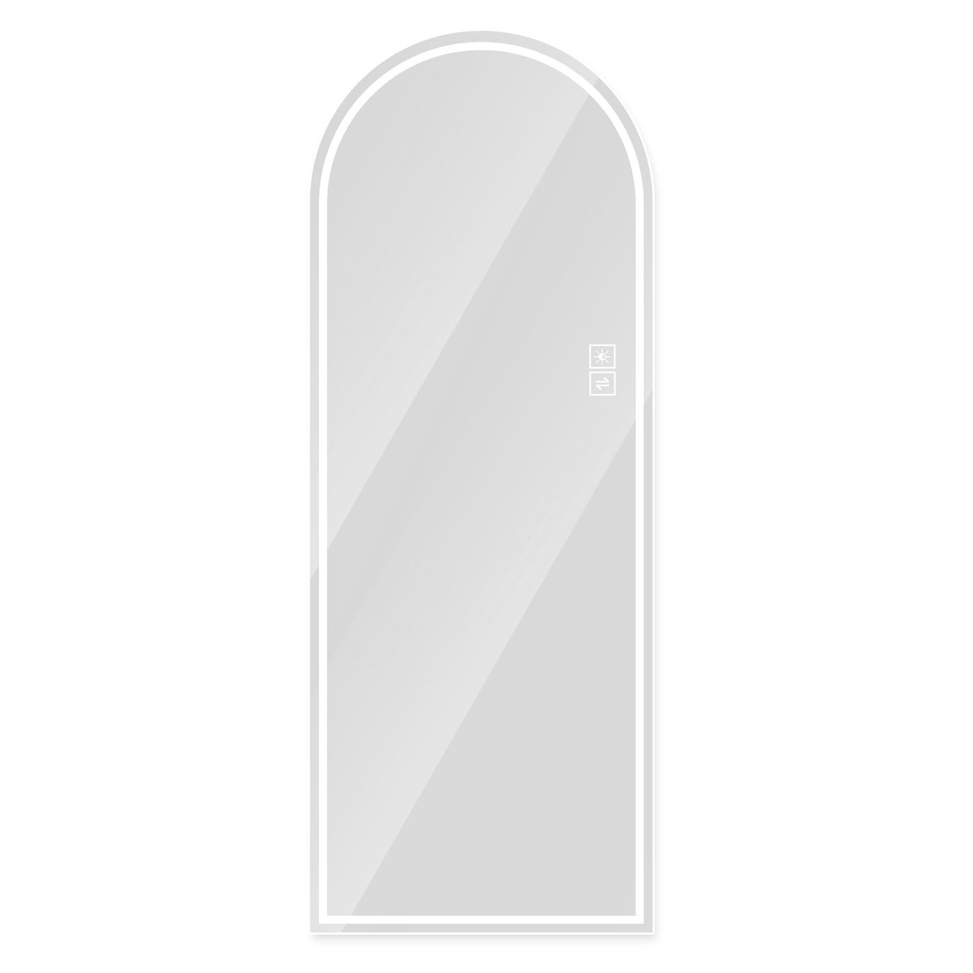 Arch Design LED Full Length Mirror 65" x 21" Dimmable