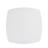 Square Engineered Wood Dining Table Matte White