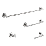 Brushed Nickel Stainless Steel Bathroom Hardware Set 4-Piece