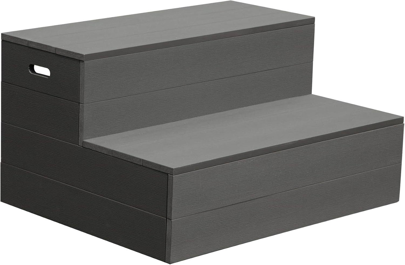 Hot Tub Spa Steps 600lbs Aluminum Non-Slip Indoor Outdoor Gray