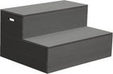 Hot Tub Spa Steps 600lbs Aluminum Non-Slip Indoor Outdoor Gray