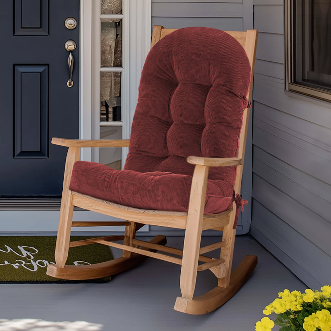 UV Resistant Waterproof Chair Cushion Rocking Adirondack