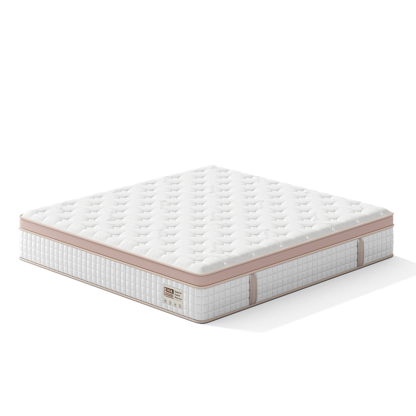 12 Inch King Hybrid Mattress Gel Memory Foam Pocket Springs