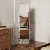 360° Rotating 69"x20" Multifunctional Full Length Mirror