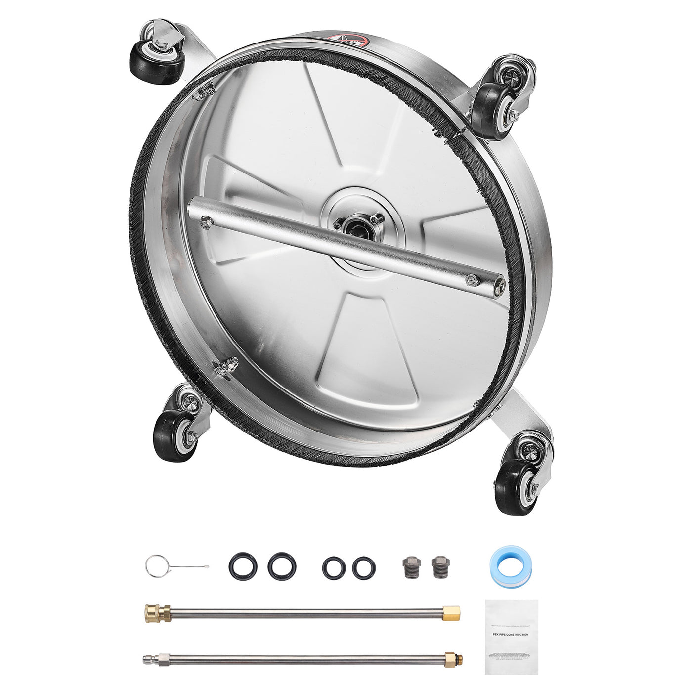 16.5" Stainless Steel Pressure Washer Surface Cleaner 4000 PSI