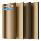 Wood Panels for Wall Slat Wall Panels, 4PC Wood Slat Acoustic Panels