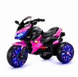 Kids Motorcycle Ride-On Motorcycle 3-Wheels Battery Powered Motorbike  Rechargea