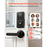 Keyless Entry Door Lock with Handle Set, Electronic Keypad Deadbolt
