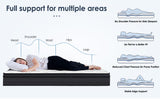 King Size 10" Hybrid Pocketed Innerspring Mattress Medium Firm