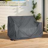 Dark Gray Outdoor Loveseat Sofa Cover