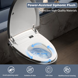 Smart Toilet with Bidet Built in, ADA One-Piece Toilet Auto Open/Close