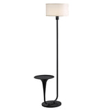 146cm Dimmable Floor Lamp with Table and Foot Switch