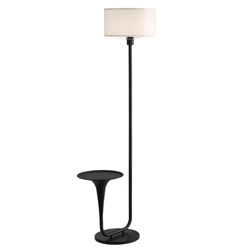 146cm Dimmable Floor Lamp with Table and Foot Switch
