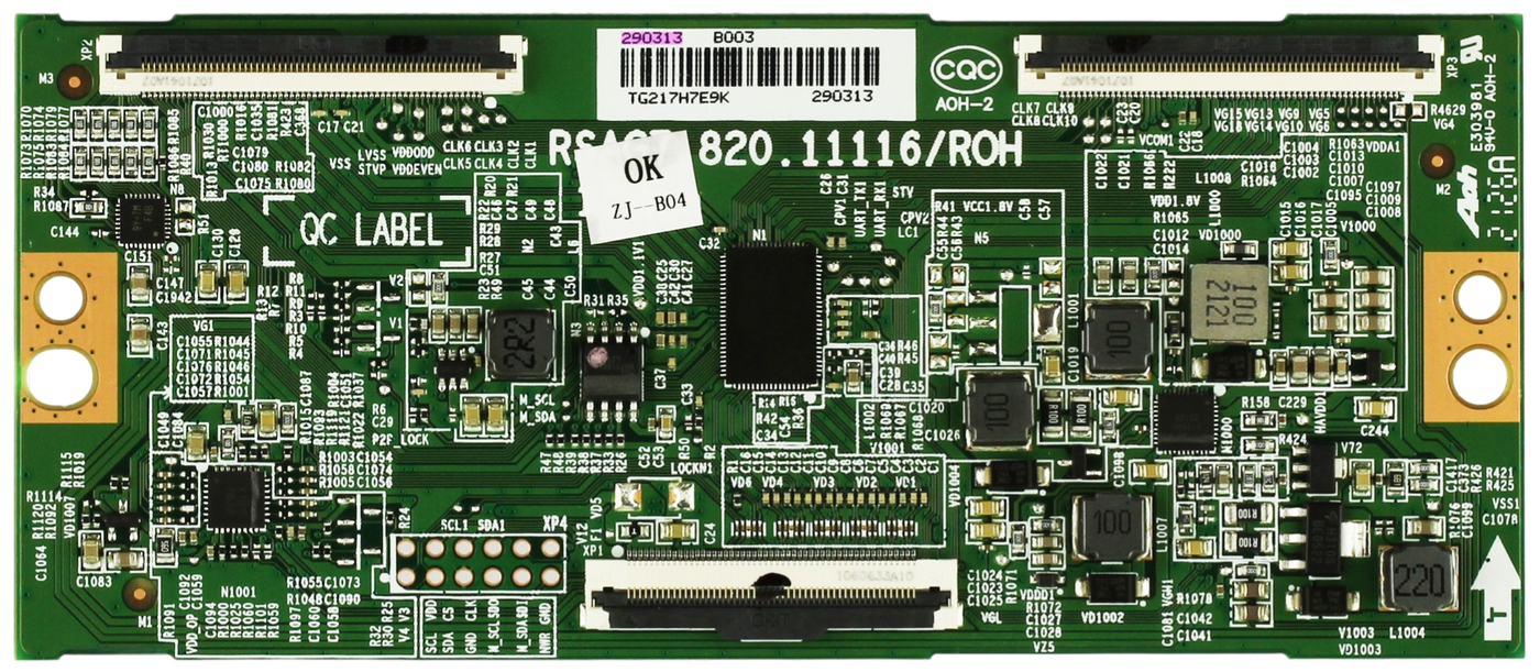 290313 Hisense T-Con, RSAG7.820.11116 R0H, 43A6GX3