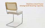 Set of 2 Fabric Dining Chair Champagne